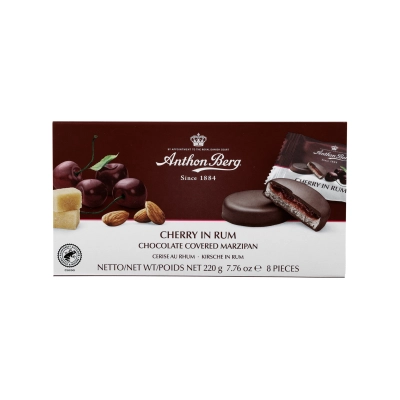 Čokoladni desert sa marcipanom,višnjom i rumom 220g