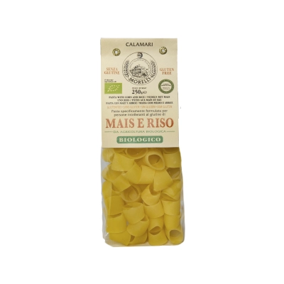 Organska testenina od kukuruznog i pirinčanog brašna, (bez glutena ) - calamari 250g