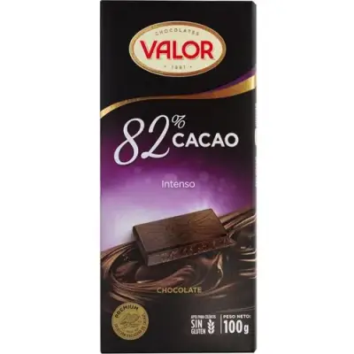 Valor Čokolada 82% Cocoa 100 gr.