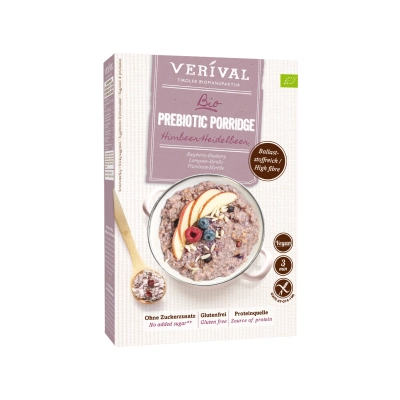 Organska ovsena kaša PREBIOTIC sa malinom i borovnicom (gluten free) 350g - USKORO